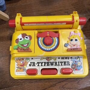 Illco Muppet Babies Jr Typewriter Vtg 1989 Kermit The Frog Miss Piggy
